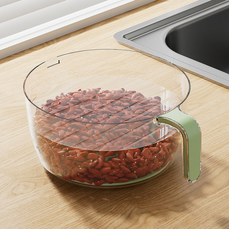 Handy Drainage Basin for Simple Rice, Fruit, Veggie Washing