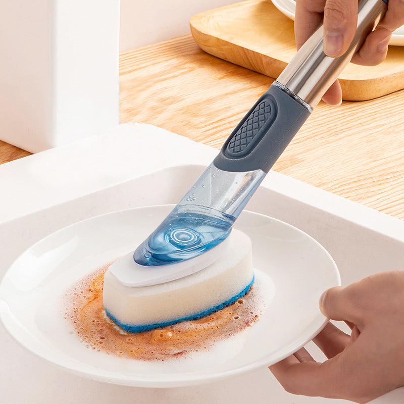 Multifunctional Kitchen Brush for Quick, Oily Dish Cleanup