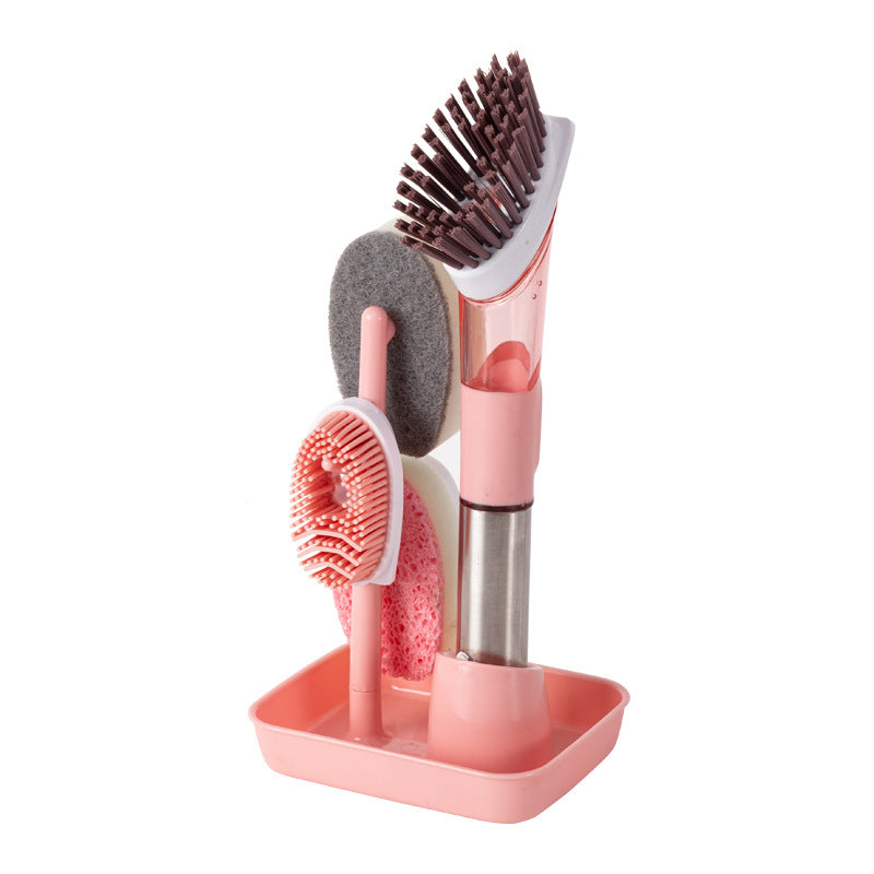 Multifunctional Kitchen Brush for Quick, Oily Dish Cleanup