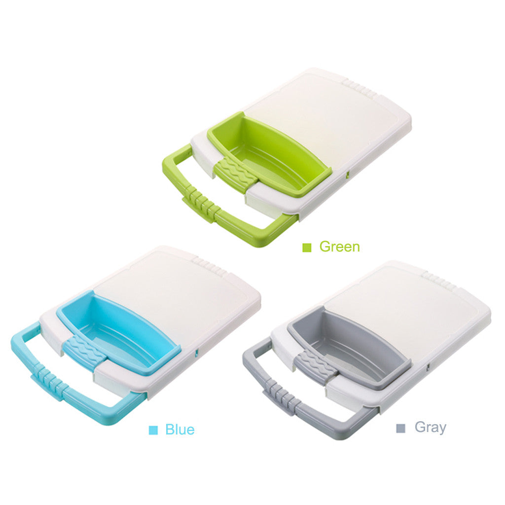 Multi-Use Drain Cutting Board for Clean, Organized Meal Prep