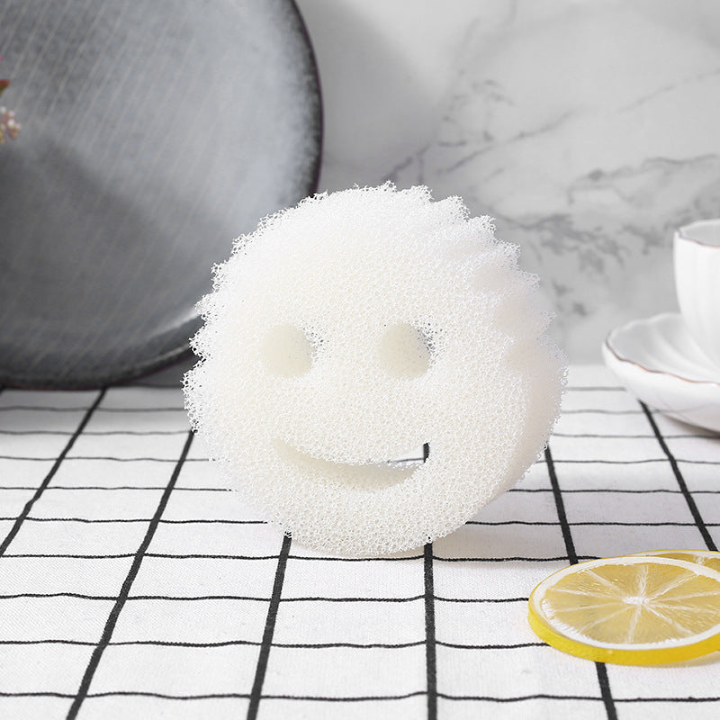 Smiley Scrub Sponge for Fun, Easy Everyday Cleaning