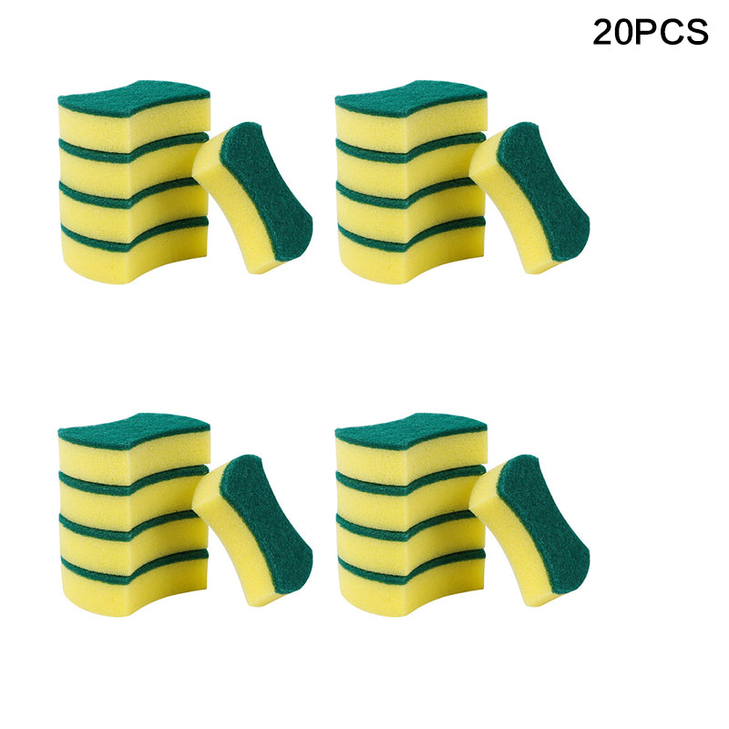 20 Double-Sided Scrub Brush for Effortless Dish and Surface Cleaning