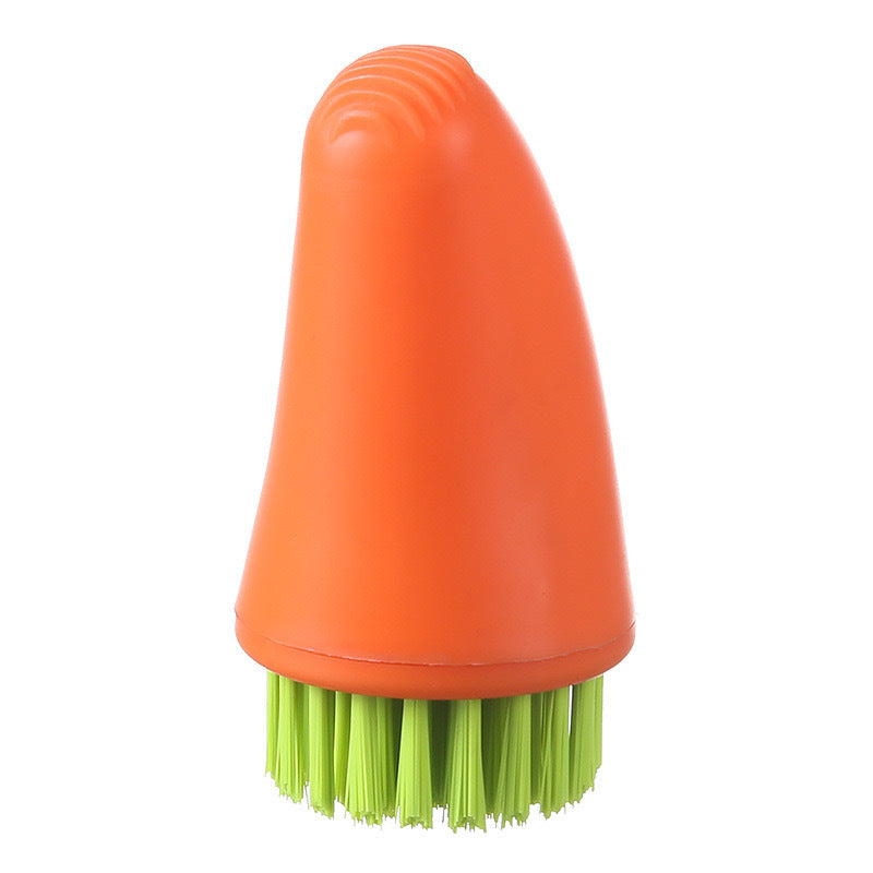 Multifunctional Quick-Clean Carrot Brush for Everyday Kitchen Use