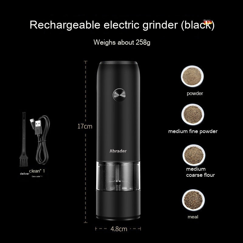 Automatic Salt & Pepper Grinder with LED Light Convenience