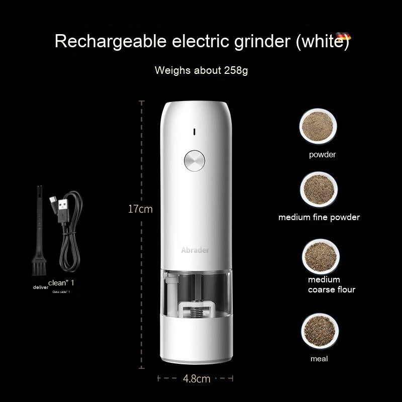 Automatic Salt & Pepper Grinder with LED Light Convenience