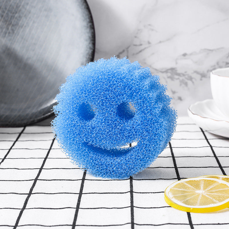 Smiley Scrub Sponge for Fun, Easy Everyday Cleaning