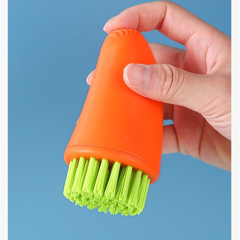 Multifunctional Quick-Clean Carrot Brush for Everyday Kitchen Use